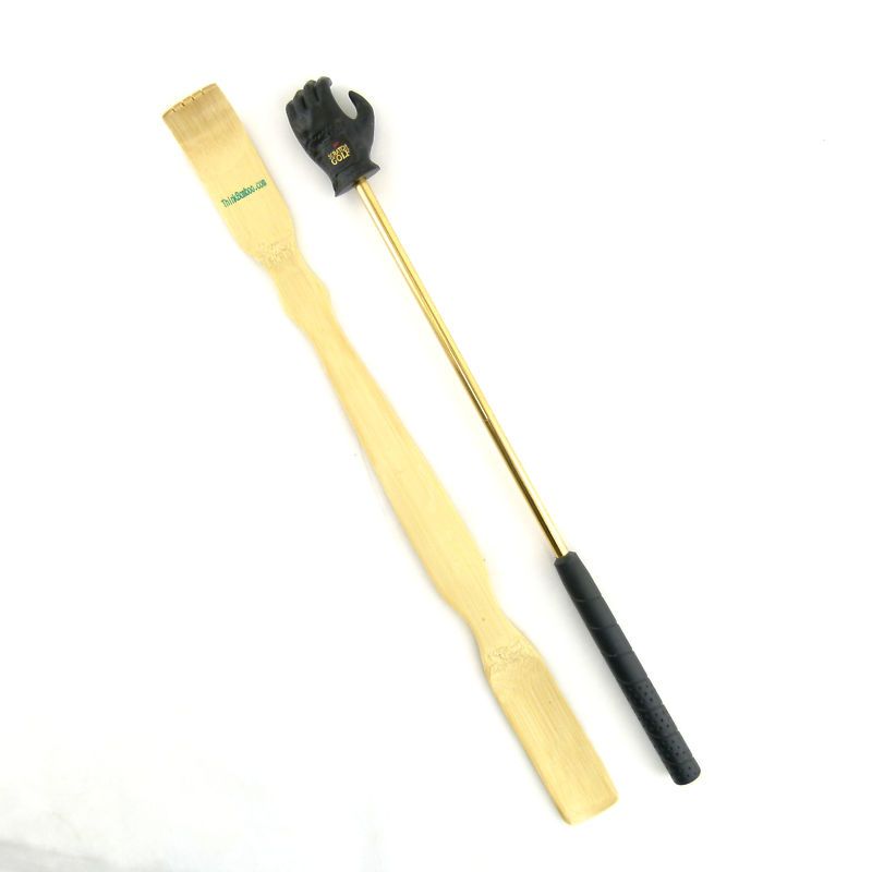 Bamboo Backscratcher Shoe Horn & Original Scratch Golf  