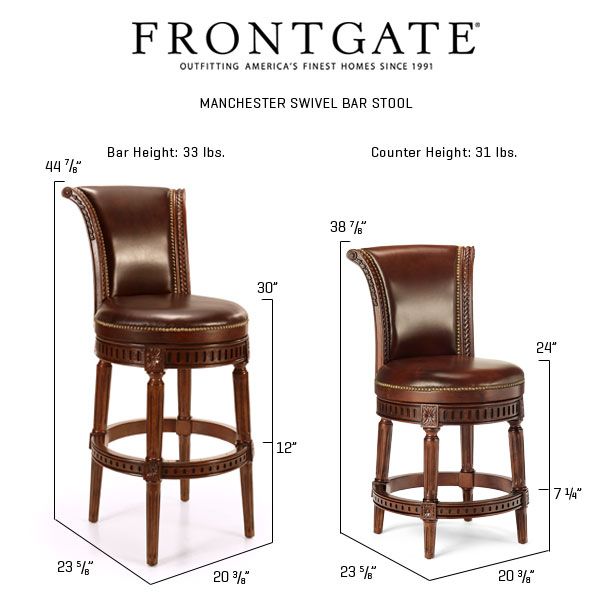 Manchester Swivel Bar Stool