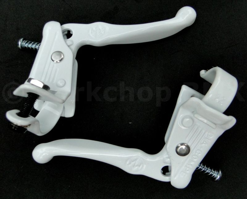 Dia Compe Tech 3 old school BMX Brake Lever Set   WHITE  