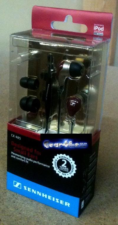 Sennheiser CX485 In Ear Noise Blocking Headphones for Ipod Iphone  