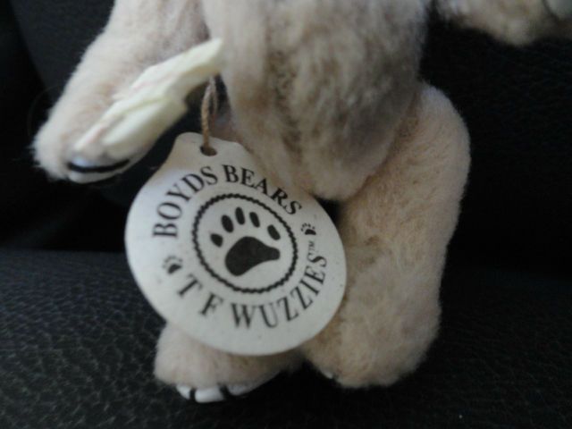 boyds bears t f wuzzies 4821wz jigsaw 1997 mini bear 3 1 2 retired nwt 