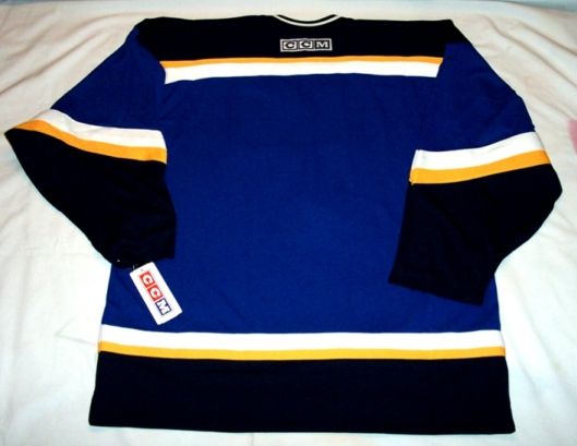 ST. LOUIS BLUES size Large CCM 550 Series Hockey Jersey   blue   bnwt 