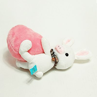 PIG BUNNY Rabbit phone holder plush youre beautiful  
