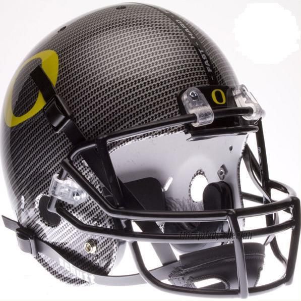 NEW OREGON DUCKS CARBON FIBER FULL SIZE FOOTBALL HELMET  