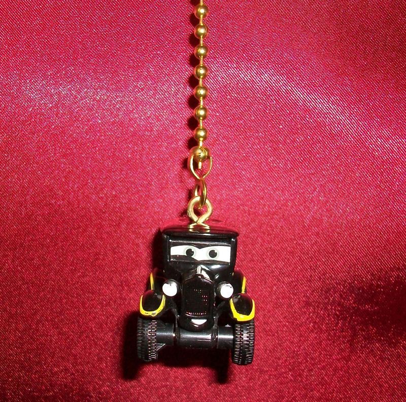 DISNEY CARS LIZZY CAR CEILING FAN CHAIN PULL  