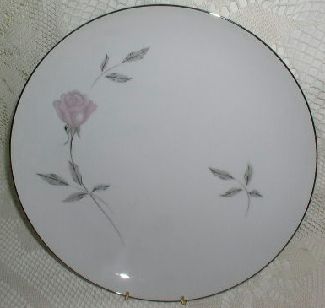 Mikasa Fine China made in Japan  Primrose Pattern  silver trim.