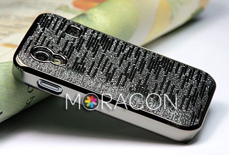 CHROME PLATED case cover Samsung Galaxy Ace S5830 Gray  