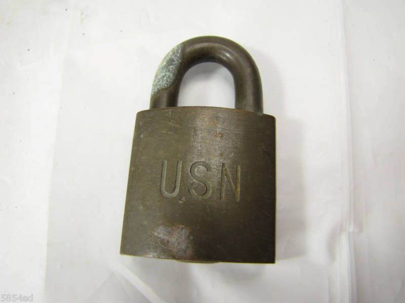 Vintage Lock USN Eagle Lock Co  