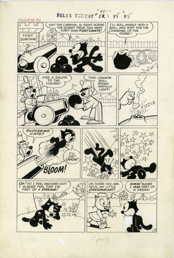 JOE ORIOLO   FELIX THE CAT #2 COMPLETE 15 PG STORY ART  