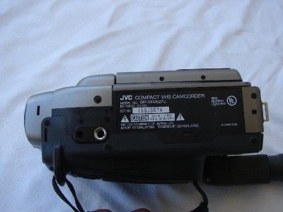 JVC SUPER VHS   DIGITAL SIGNAL PROCESSING CAMCORDER  