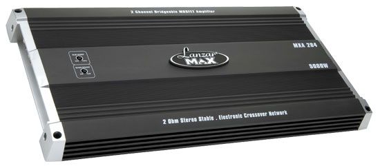   Lanzar MAX Pro Car Audio 5000 watt 2 Channel Digital Car Amplifier