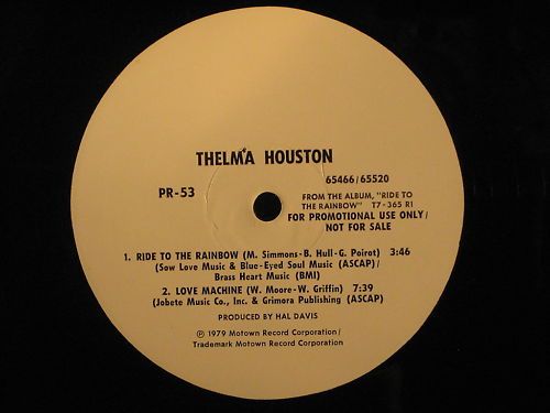 Rare Disco Boogie 12 WLP Thelma Houston NM  