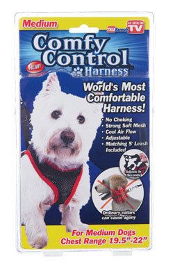 TELEBRANDS COMFY CONTROL DOG HARNESS medium  