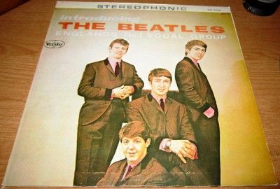 1963 Lp The Beatles INTRODUCING THE BEATLES On Vee Jay SR 1062 STEREO 