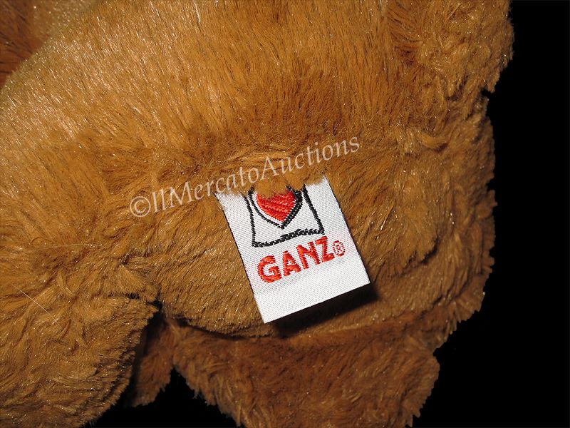 GANZ FORRESTER Plush Reddish Brown TEDDY BEAR Stuffed Animal Toy 9 