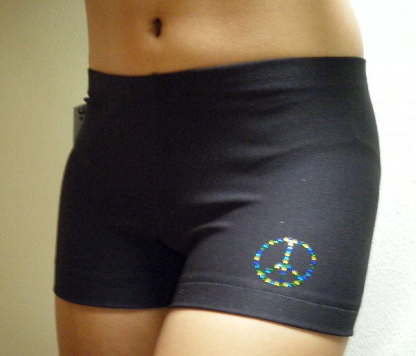 NEW Shorts Gymnastics/Volleyball/Dance crystals SIZES  