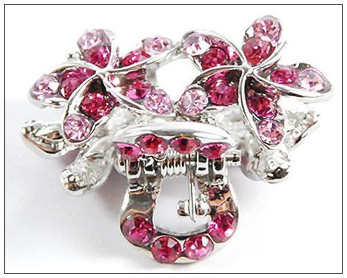 Antiqued Rhinestone hair Claw Clip Barrette  