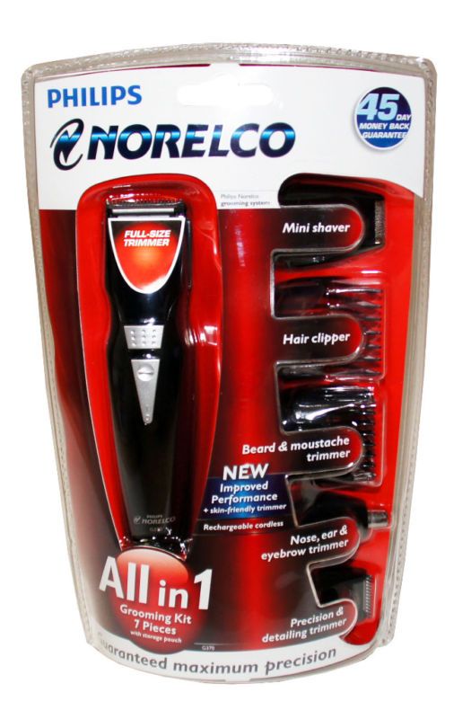 Philips Norelco FACIAL HAIR TRIMMER All in 1 Kit G370  