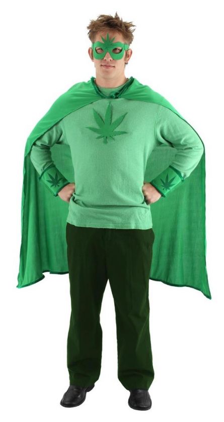 WEED MAN kit rasta funny mens adult costume halloween  