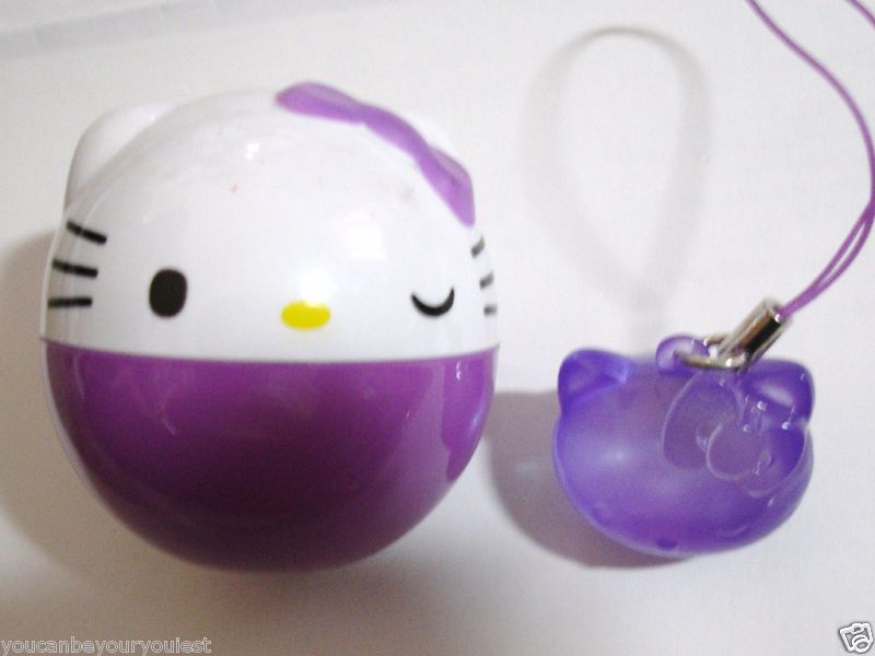 Hello Kitty Sanrio Trinket Plastic Charm NEW PURPLE  