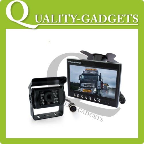 Van Motorhome Back up Camera Kit System 7 Monitor +Cam  