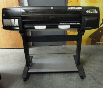 Hp DesignJet 1050C Plus Color Inkjet Plotter Printer C6074B Large 