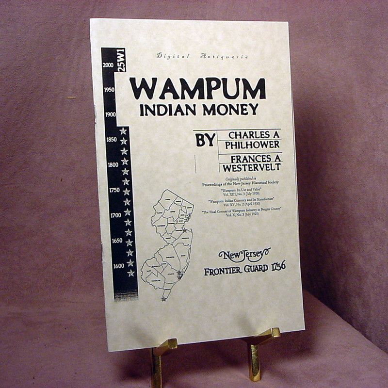 Wampum   Indian Money (Philhower 1925 reprint) NJ 158057534X  