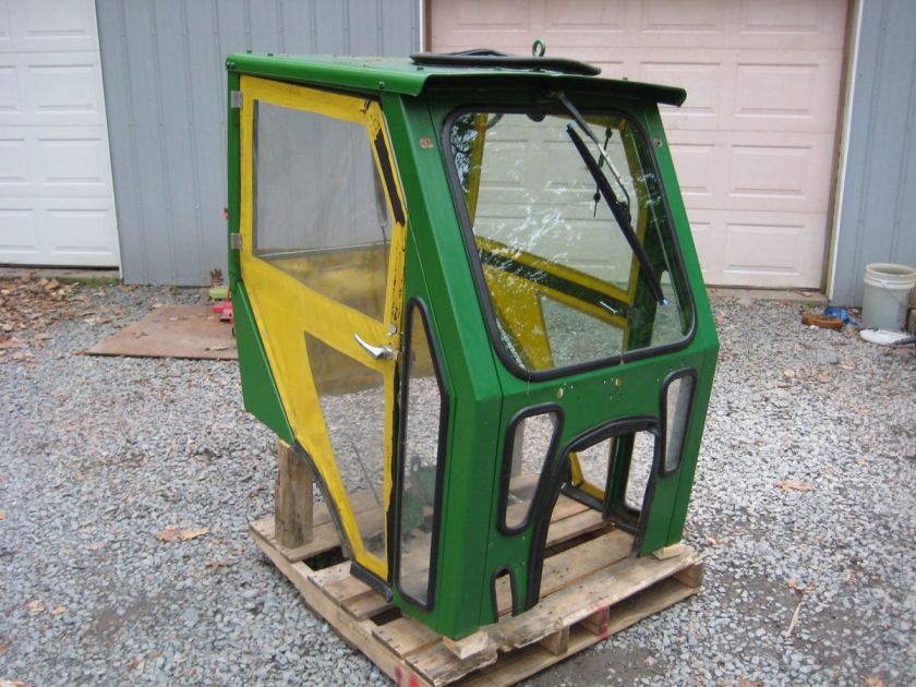 John Deere curtis cab enclosure glass outfront rotary lawn mower 425 