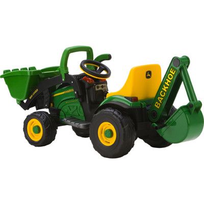 Peg Perego John Deere Utility Tractor w Bucket Ride On  