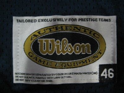 1996 Authentic Chargers WILSON Junior Seau jersey 46 SIGNED 