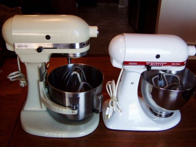 Hobart KITCHENAID K5SS 5 Qt Off White STAND MIXER K5 SS Cleaned 