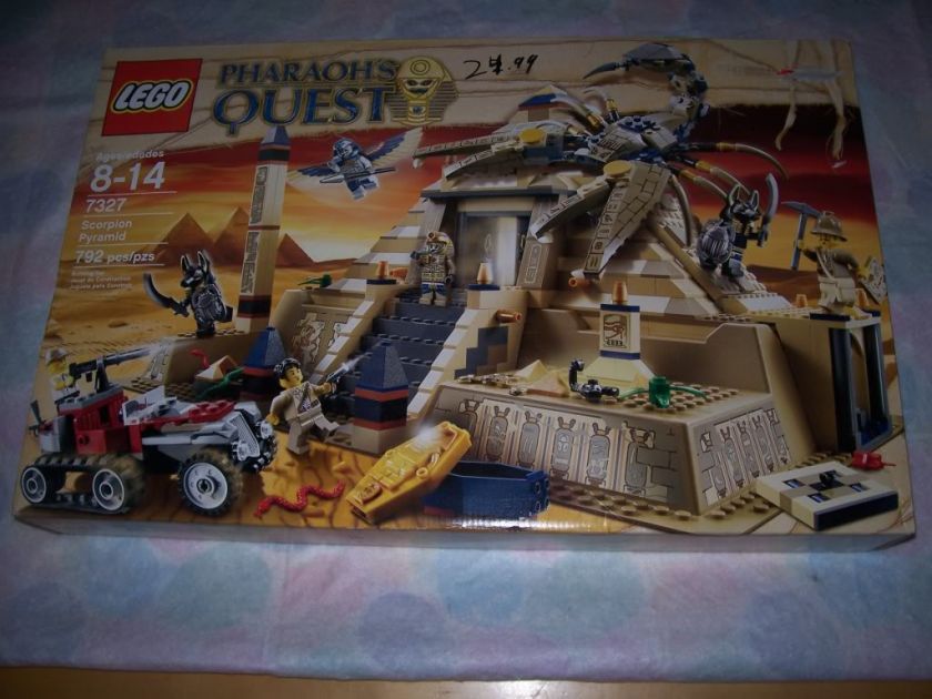 Lego 7327 PHARAOHS QUEST Scorpion Pyramid Set NEW in BOX lot B  