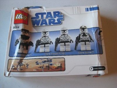 LEGO Star Wars 8014 CLONE WALKER BATTLE PACK NEW SEALED BOX Build your 