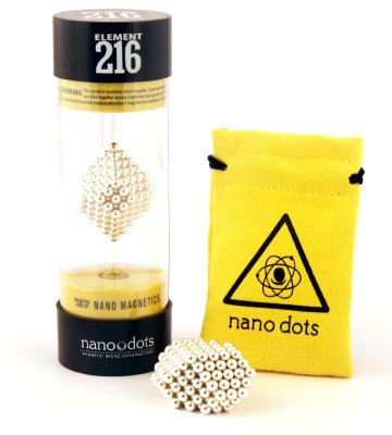 Silver Edition Nanodots 216 Rare Earth Magnets Toy 627843036029  