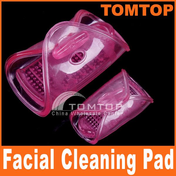 Silicone Fingerstall Facial Care Cleaning Cleansing Pad Blackhead 