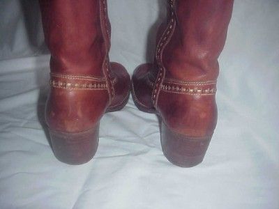 VINTAGE FRY? CAMPUS RIDING COWBOY BOOTS SZ 9.5  