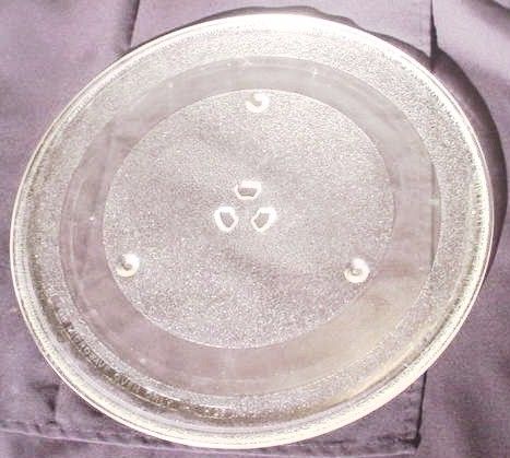 Round Microwave Glass Replacement Turntable Tray Plate 13.5 Diameter 