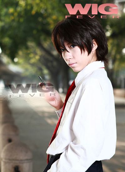 Arakawa Under the Bridge Kou Ichinomiya Cosplay Short Dark Brown Hair 