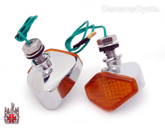   BLINKERS LED MINI TURN SIGNALS RUNNING LIGHTS FIT HARLEY MOTORCYCLE