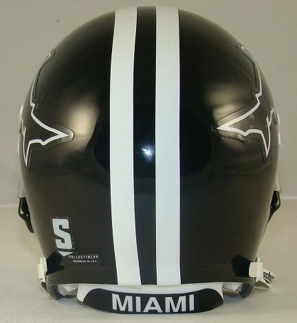 ANY GIVEN SUNDAY MIAMI SHARKS NEW MINI FOOTBALL HELMET  