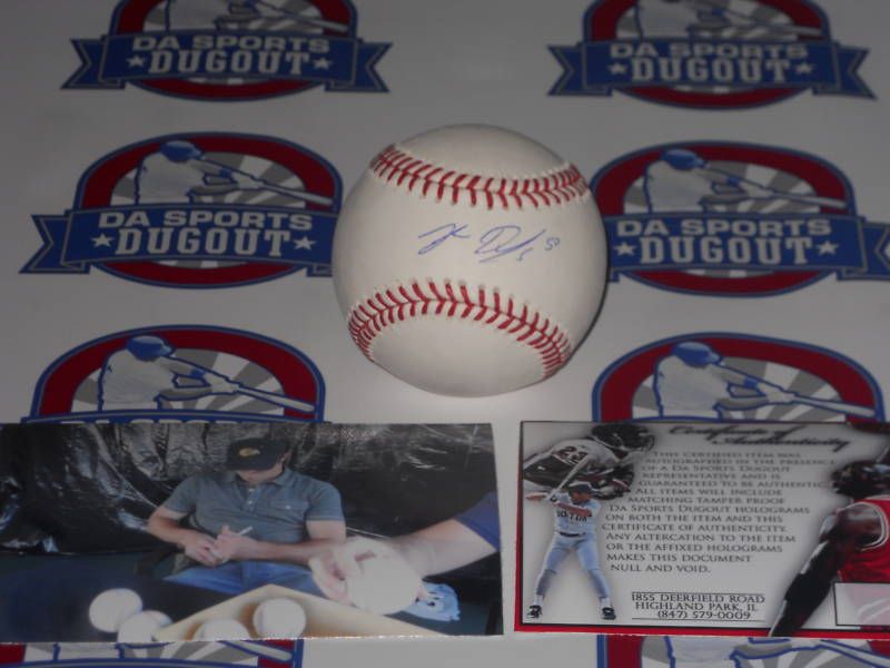 John Danks Chicago White Sox Signed MLB Baseball w/pic  