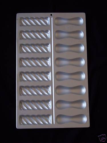 Wilton 1984 MARSEILLES Cookie Danish Candy Pan Mold Tin  