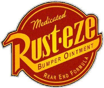 RUST EZE BUMPER OINTMENT VINYL STICKER (A1038)  