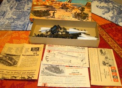 1950s Lot Adams & Revell Model Kit Parts & soldiers Hawk Missle 