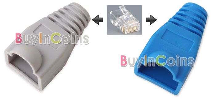 100 Boots Cap Plug for RJ45 Cat5 Cat6 Modular Connector  