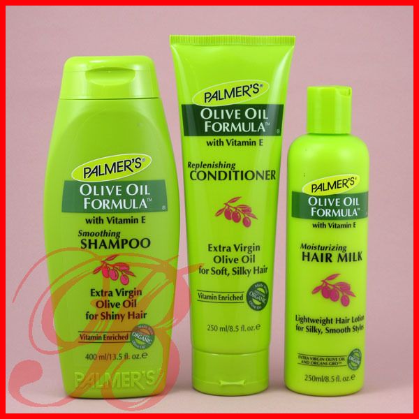 Palmers OLIVE OIL SHAMPOO, CONDITIONER & HAIR MILK SET  