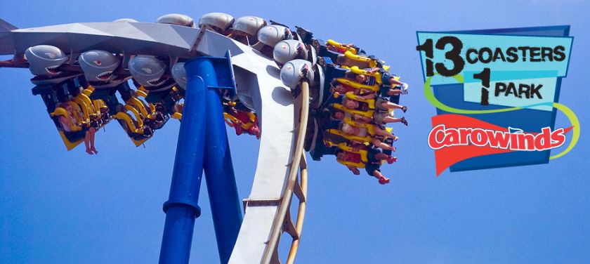 Promo del cupón de los boletos de Charlotte NC park de CAROWINDS $35 