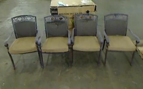   Stewart Living Miramar II 5 Piece Patio Dining Set CHAIRS ONLY  