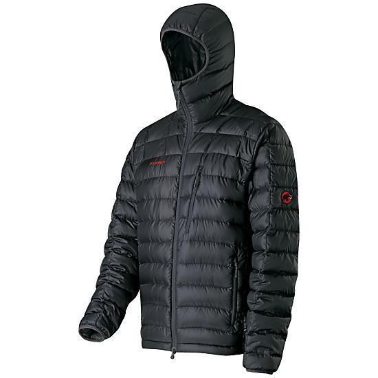 MAMMUT MENS BROAD PEAK DOWN HOODY JACKET  BLACK  MULTIPLE SIZES S XL 