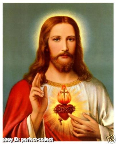 100% Handicrafts Art Religious oil painting Sacred Heart of Jesus 